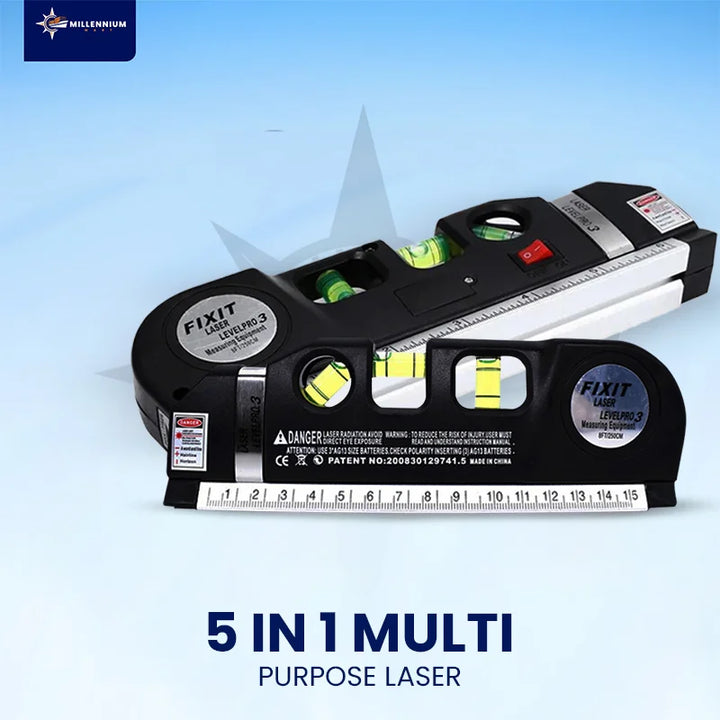 5 in 1 Multi Purpose Laser Level Pro Measuring Tool Millennium Mart