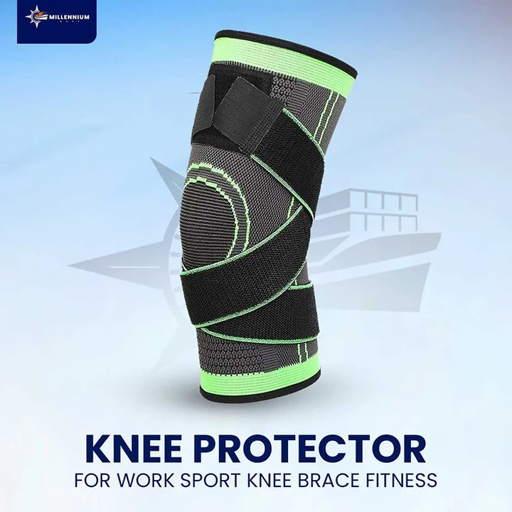 Kneepad Elastic Compression Knee Support Brace – Breathable Sports Knee Sleeve for Pain Relief & Protection