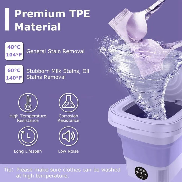 Foldable Portable Mini Washing Machine